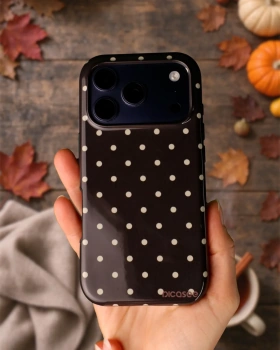 Picasee Fashion Case PowerShare pro Samsung Galaxy S25+ 5G - Vanilla Dots & Chocolate