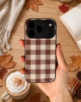 Picasee ULTIMATE CASE MagSafe za Apple iPhone 17 Pro Max - Brown grid