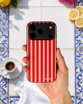 Picasee ULTIMATE CASE za Apple iPhone 16 Pro - Lines red