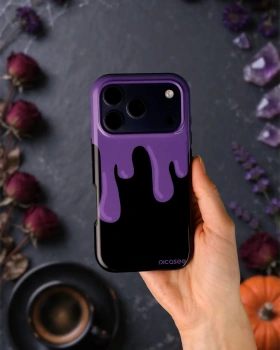 Picasee Fashion Case PowerShare pro Samsung Galaxy S24+ S926B 5G - Purple spooky
