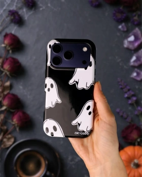 Picasee Fashion Case PowerShare pro Samsung Galaxy S24+ S926B 5G - Black ghosts