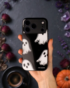 Picasee ULTIMATE CASE MagSafe za Apple iPhone 16 Pro - Black ghosts