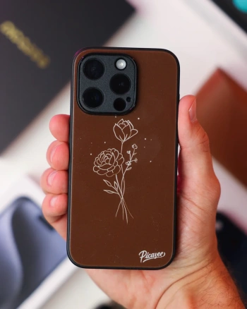 Picasee ULTIMATE CASE PowerShare za Samsung Galaxy S25 Ultra 5G - Brown flowers
