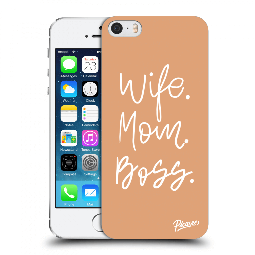 Picasee ULTIMATE CASE za Apple iPhone 5/5S/SE - Boss Mama