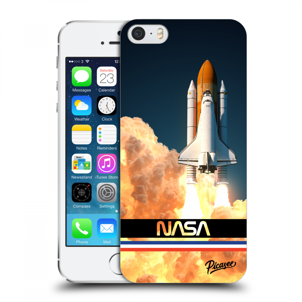 Picasee ULTIMATE CASE za Apple iPhone 5/5S/SE - Space Shuttle