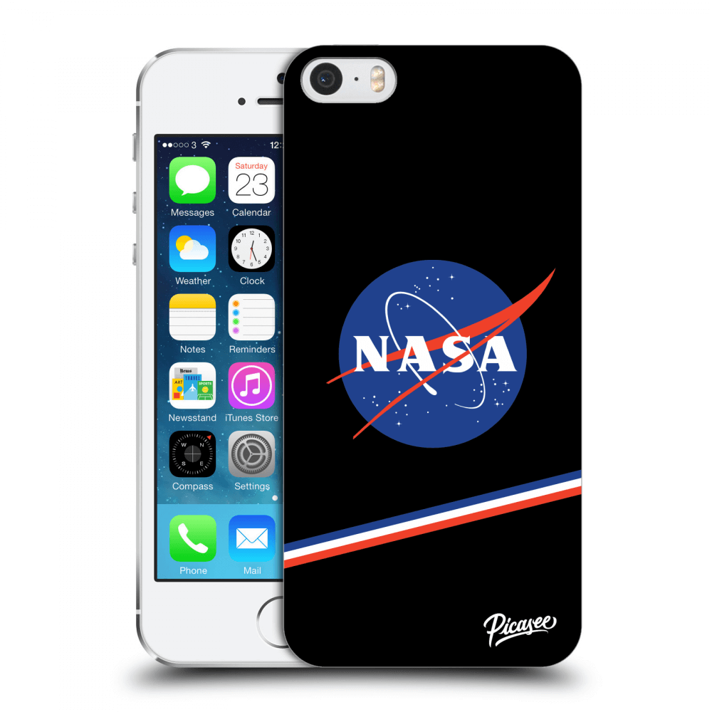 Picasee silikonski prozorni ovitek za Apple iPhone 5/5S/SE - NASA Original
