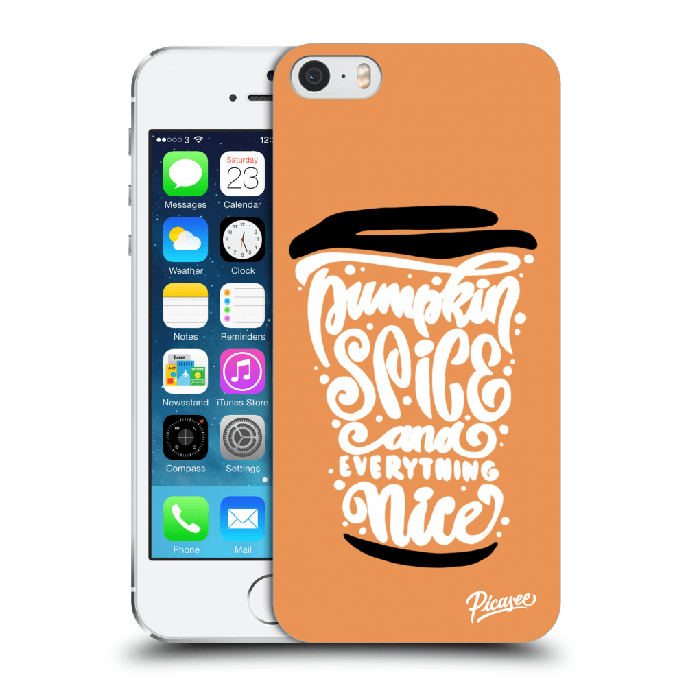 Picasee ULTIMATE CASE za Apple iPhone 5/5S/SE - Pumpkin coffee