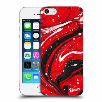 Ovitek za Apple iPhone 5/5S/SE - Red black