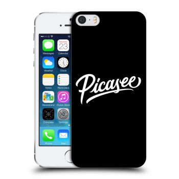 Ovitek za Apple iPhone 5/5S/SE - Picasee - White