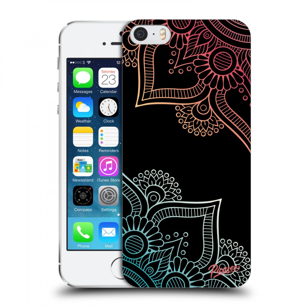 Picasee ULTIMATE CASE za Apple iPhone 5/5S/SE - Flowers pattern