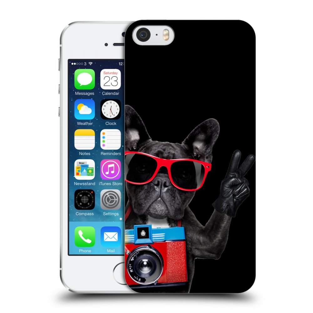 Picasee ULTIMATE CASE za Apple iPhone 5/5S/SE - French Bulldog