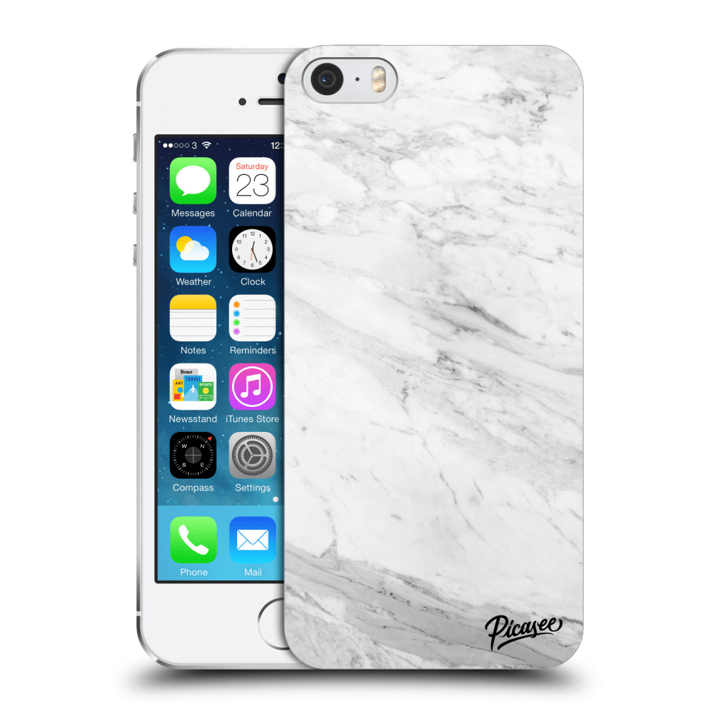 Picasee ULTIMATE CASE za Apple iPhone 5/5S/SE - White marble