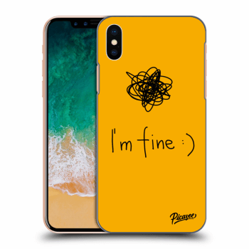 Ovitek za Apple iPhone X/XS - I am fine