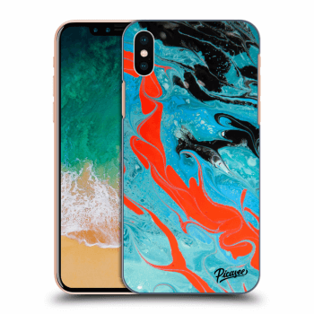 Picasee ULTIMATE CASE za Apple iPhone X/XS - Blue Magma