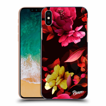 Ovitek za Apple iPhone X/XS - Dark Peonny