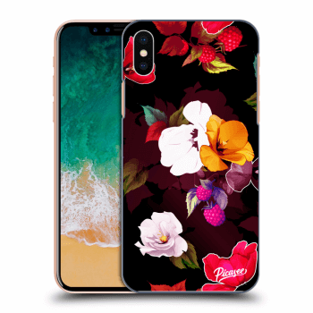 Ovitek za Apple iPhone X/XS - Flowers and Berries