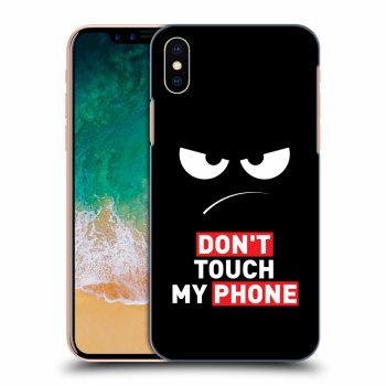 Picasee ULTIMATE CASE za Apple iPhone X/XS - Angry Eyes - Transparent