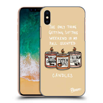 Ovitek za Apple iPhone X/XS - Candles