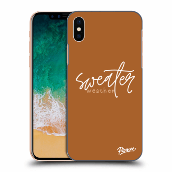 Ovitek za Apple iPhone X/XS - Sweater weather