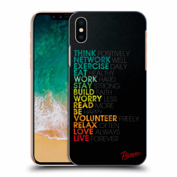 Ovitek za Apple iPhone X/XS - Motto life