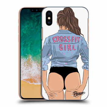 Ovitek za Apple iPhone X/XS - Crossfit girl - nickynellow