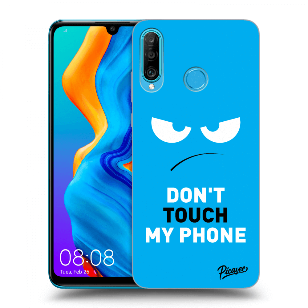Picasee ULTIMATE CASE za Huawei P30 Lite - Angry Eyes - Blue