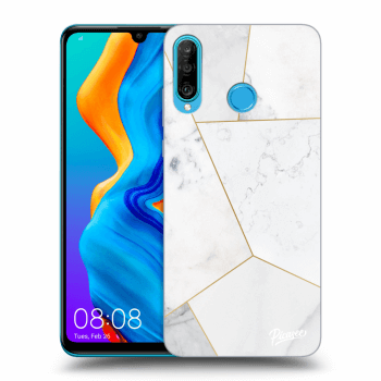 Ovitek za Huawei P30 Lite - White tile