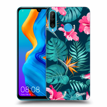 Picasee ULTIMATE CASE za Huawei P30 Lite - Pink Monstera