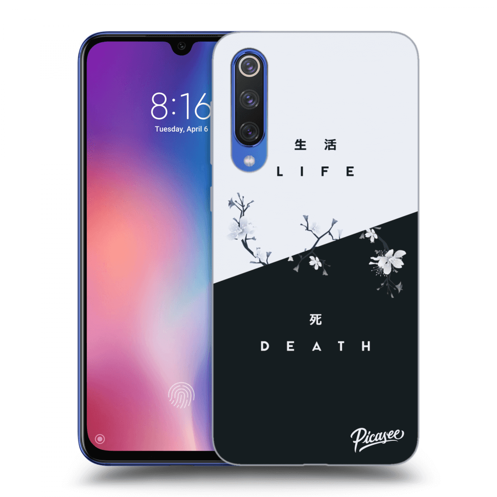 Picasee silikonski črni ovitek za Xiaomi Mi 9 SE - Life - Death