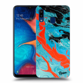 Ovitek za Samsung Galaxy A20e A202F - Blue Magma