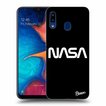 Picasee silikonski črni ovitek za Samsung Galaxy A20e A202F - NASA Basic