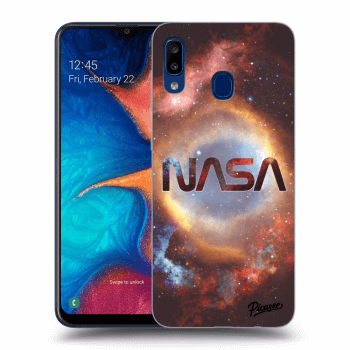 Picasee silikonski črni ovitek za Samsung Galaxy A20e A202F - Nebula