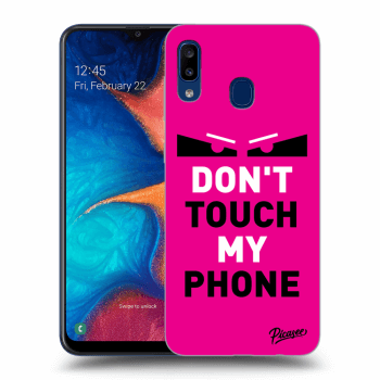 Ovitek za Samsung Galaxy A20e A202F - Shadow Eye - Pink