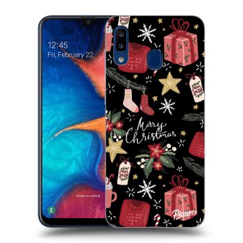 Ovitek za Samsung Galaxy A20e A202F - Christmas