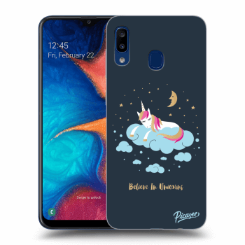 Ovitek za Samsung Galaxy A20e A202F - Believe In Unicorns