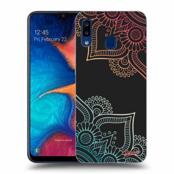 Ovitek za Samsung Galaxy A20e A202F - Flowers pattern