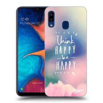 Ovitek za Samsung Galaxy A20e A202F - Think happy be happy