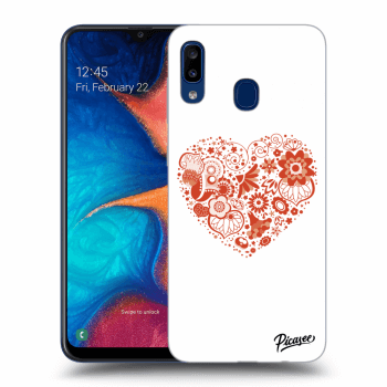Ovitek za Samsung Galaxy A20e A202F - Big heart