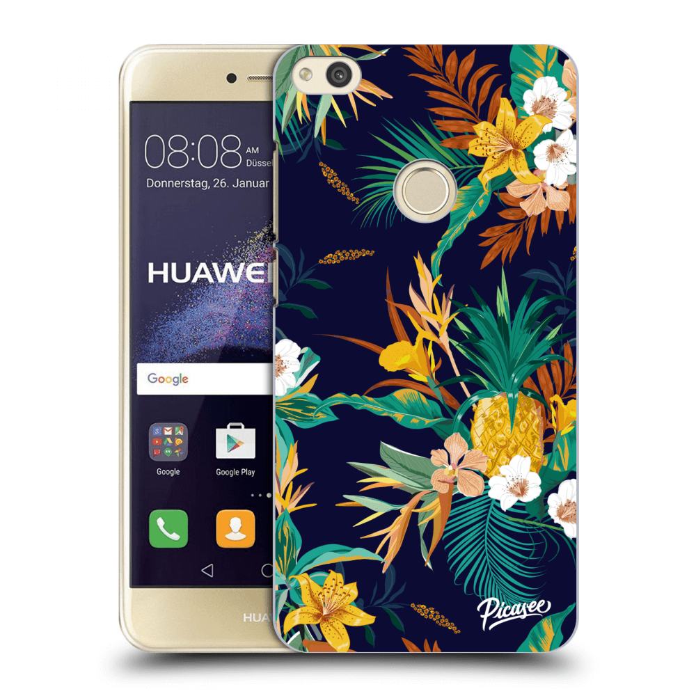 Picasee silikonski prozorni ovitek za Huawei P9 Lite 2017 - Pineapple Color