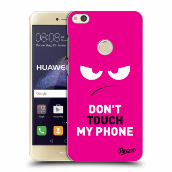 Ovitek za Huawei P9 Lite 2017 - Angry Eyes - Pink