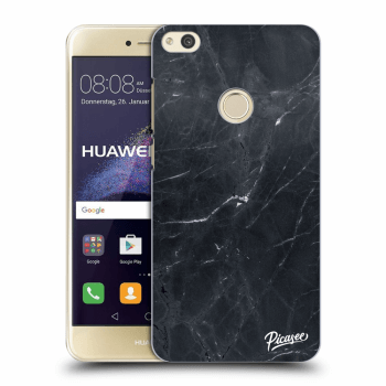 Picasee silikonski prozorni ovitek za Huawei P9 Lite 2017 - Black marble