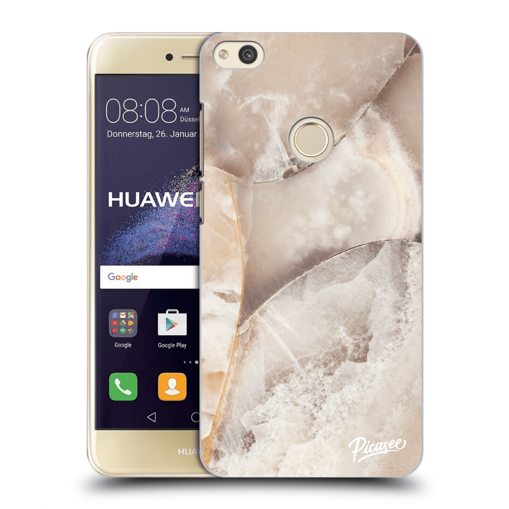 Picasee silikonski prozorni ovitek za Huawei P9 Lite 2017 - Cream marble