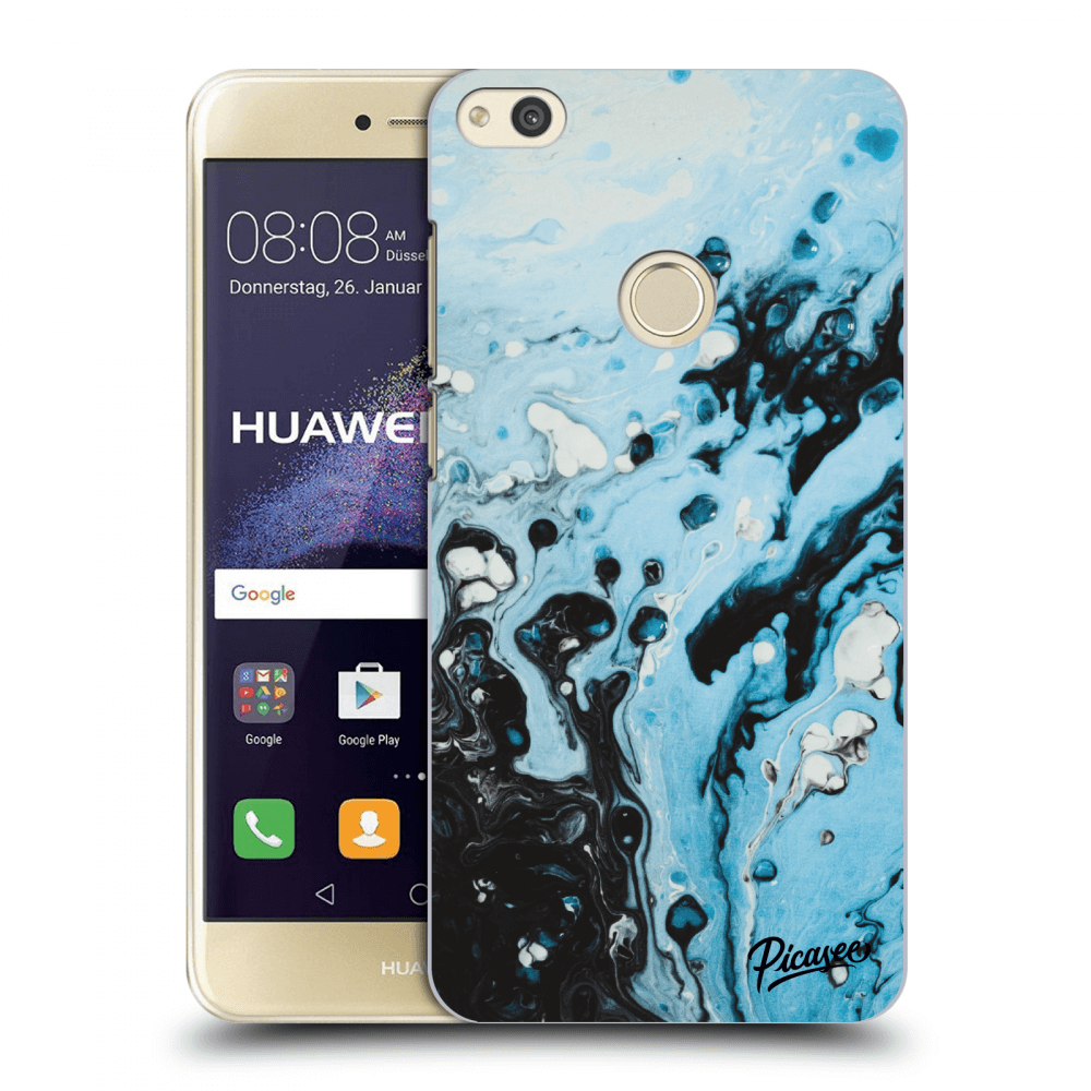 Picasee silikonski prozorni ovitek za Huawei P9 Lite 2017 - Organic blue