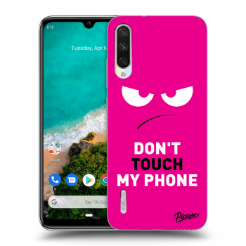 Ovitek za Xiaomi Mi A3 - Angry Eyes - Pink