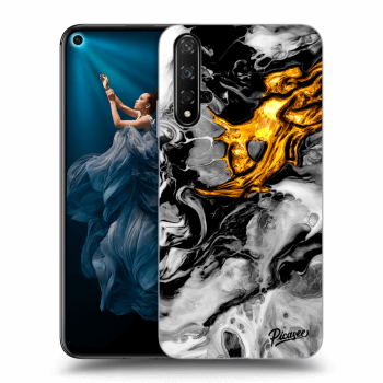 Ovitek za Honor 20 - Black Gold 2