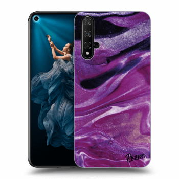 Ovitek za Honor 20 - Purple glitter