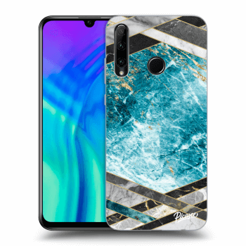 Ovitek za Honor 20 Lite - Blue geometry