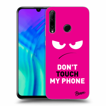 Ovitek za Honor 20 Lite - Angry Eyes - Pink