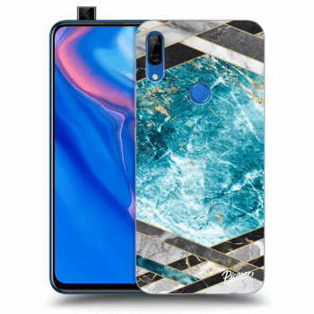 Ovitek za Huawei P Smart Z - Blue geometry