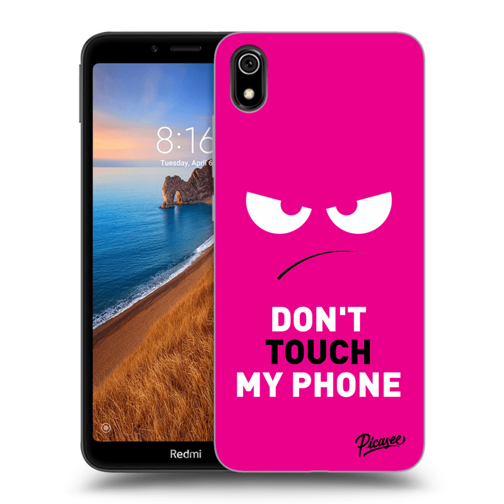 Picasee ULTIMATE CASE za Xiaomi Redmi 7A - Angry Eyes - Pink